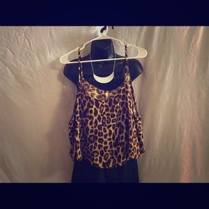 Size 3x crop top cheetah